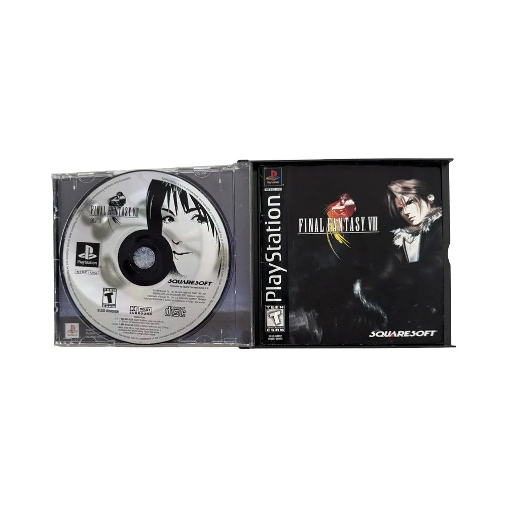 Final Fantasy VIII Sony PlayStation 1 PS1 Greatest Hits 4-Disc Set CIB Manual